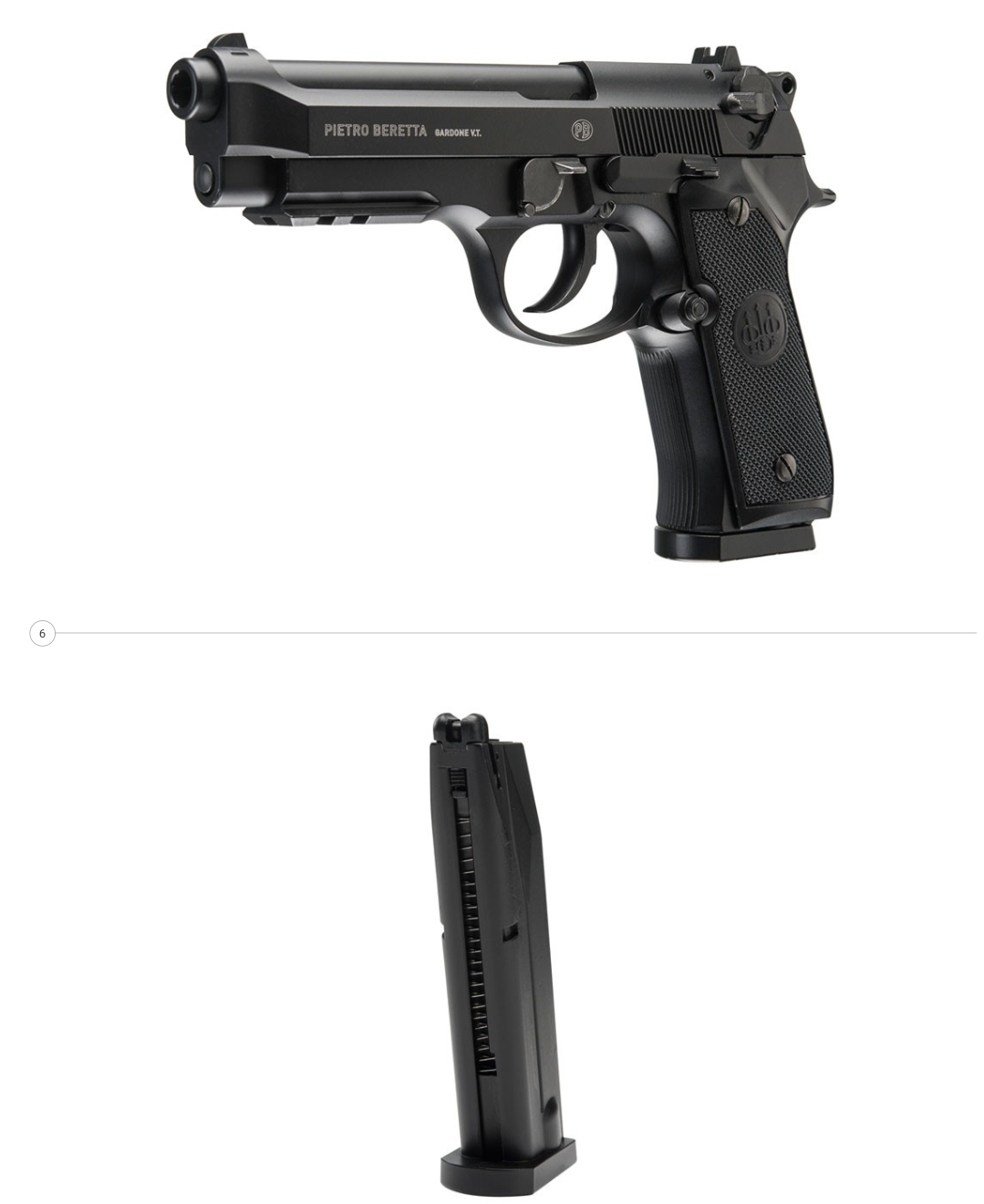 Pistola Deportiva Beretta 92a1 Blowback 4.5 Replica