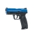 Smith&Wesson FulMetal Blowback Azul Dispara Gomas PepasPimienta y PepasPintura CO2 (Tamaño y peso real sonido al 60%) Deporte Defensa Entrenamiento